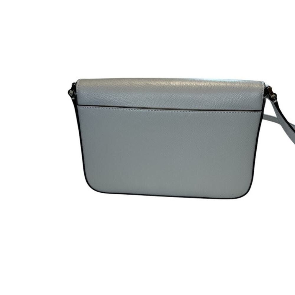 Kate Spade White Leather Envelope Snap Closure Crossbody Purse - Picture 5 of 16